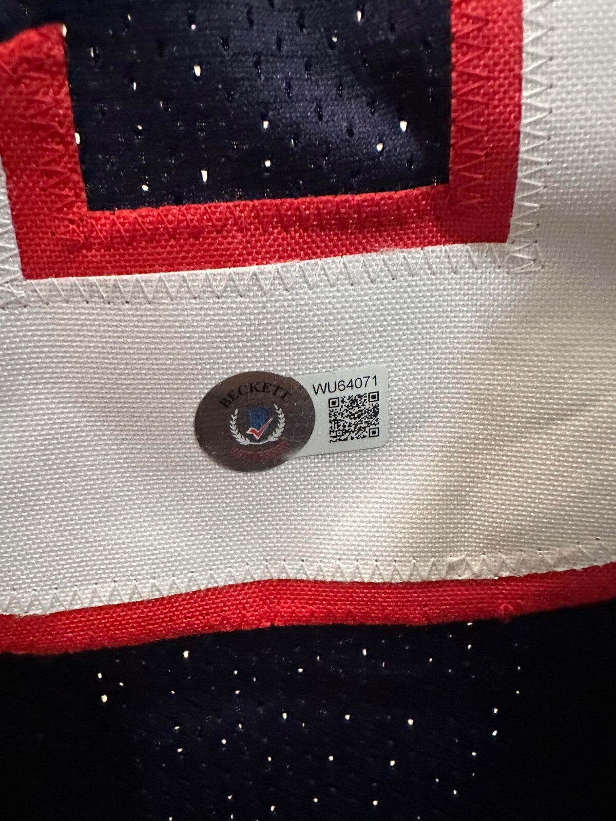 Tank Dell Signed Houston Texans #3 Jersey – Beckett Witnessed