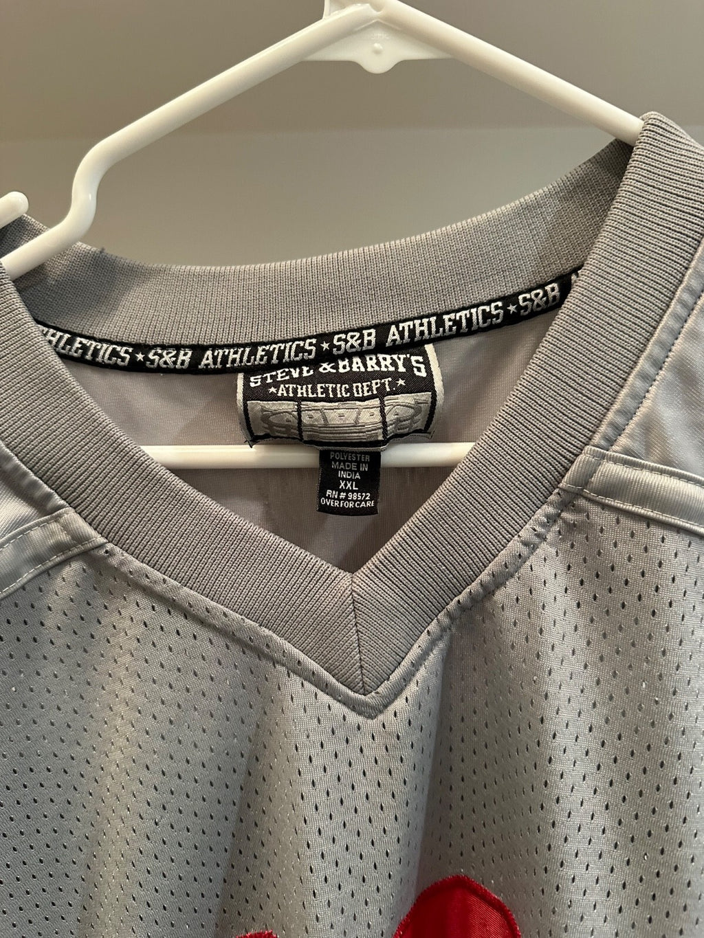 Ohio State Buckeyes #12 Gray Steve & Barry’s Football Jersey Men’s XXL