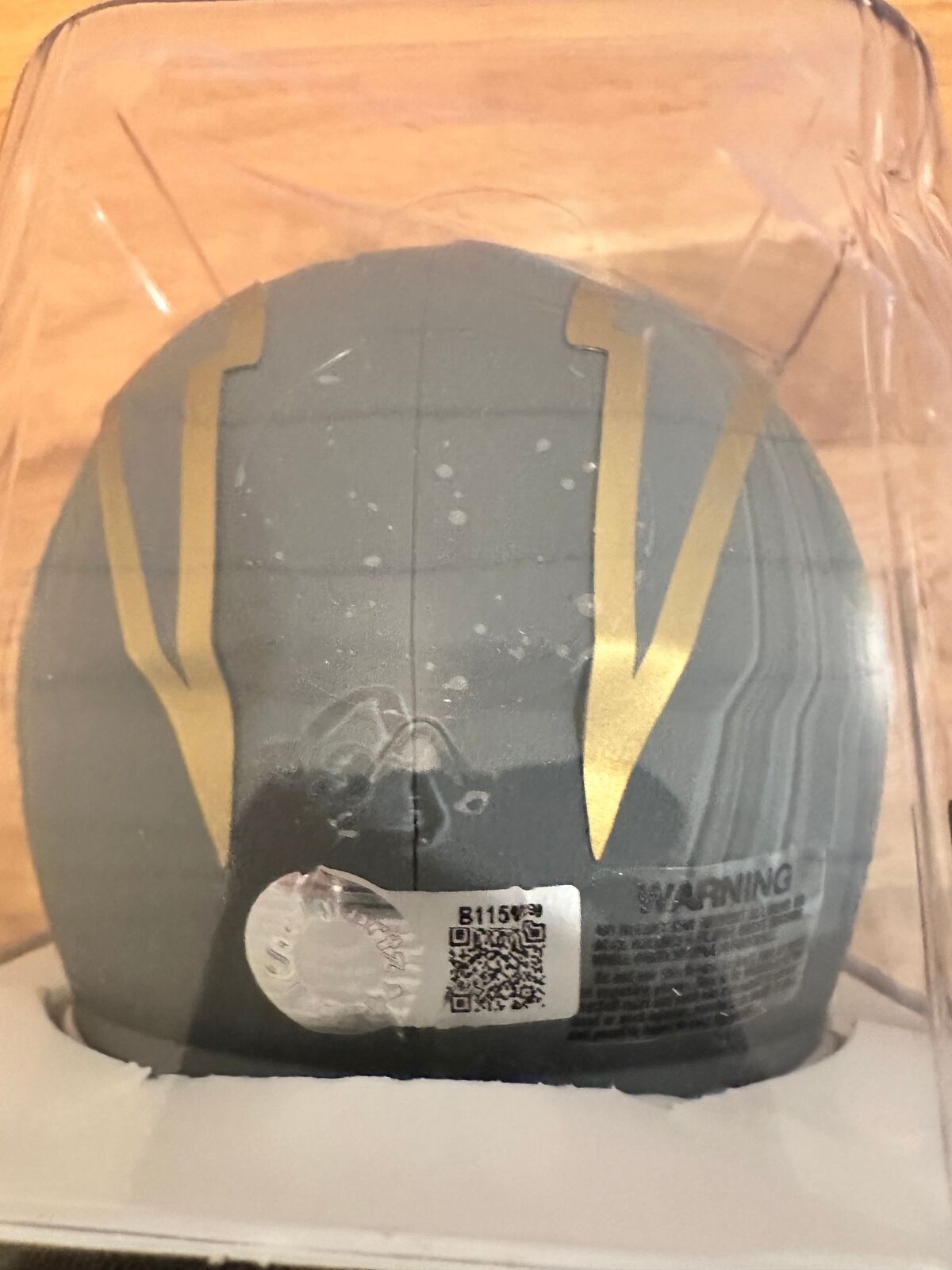 Dan Fouts Signed Chargers Slate Riddell Speed Mini Helmet Schwartz COA