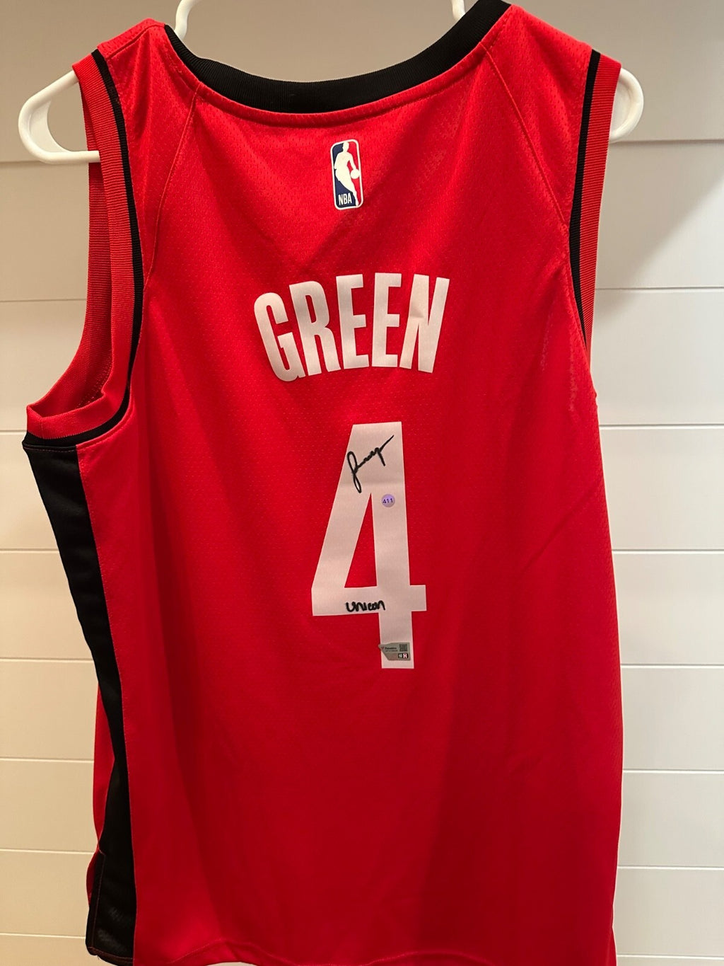 Jalen Green Signed Houston Rockets Nike Swingman Jersey – “Unicorn” – Fanatics