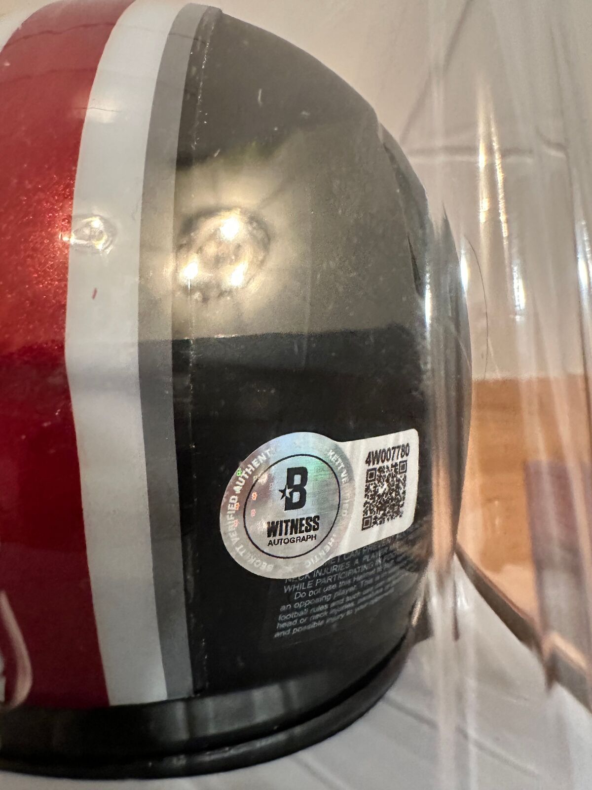 Justin Fields Signed Ohio State Buckeyes Black Mini Helmet — Beckett Witnessed
