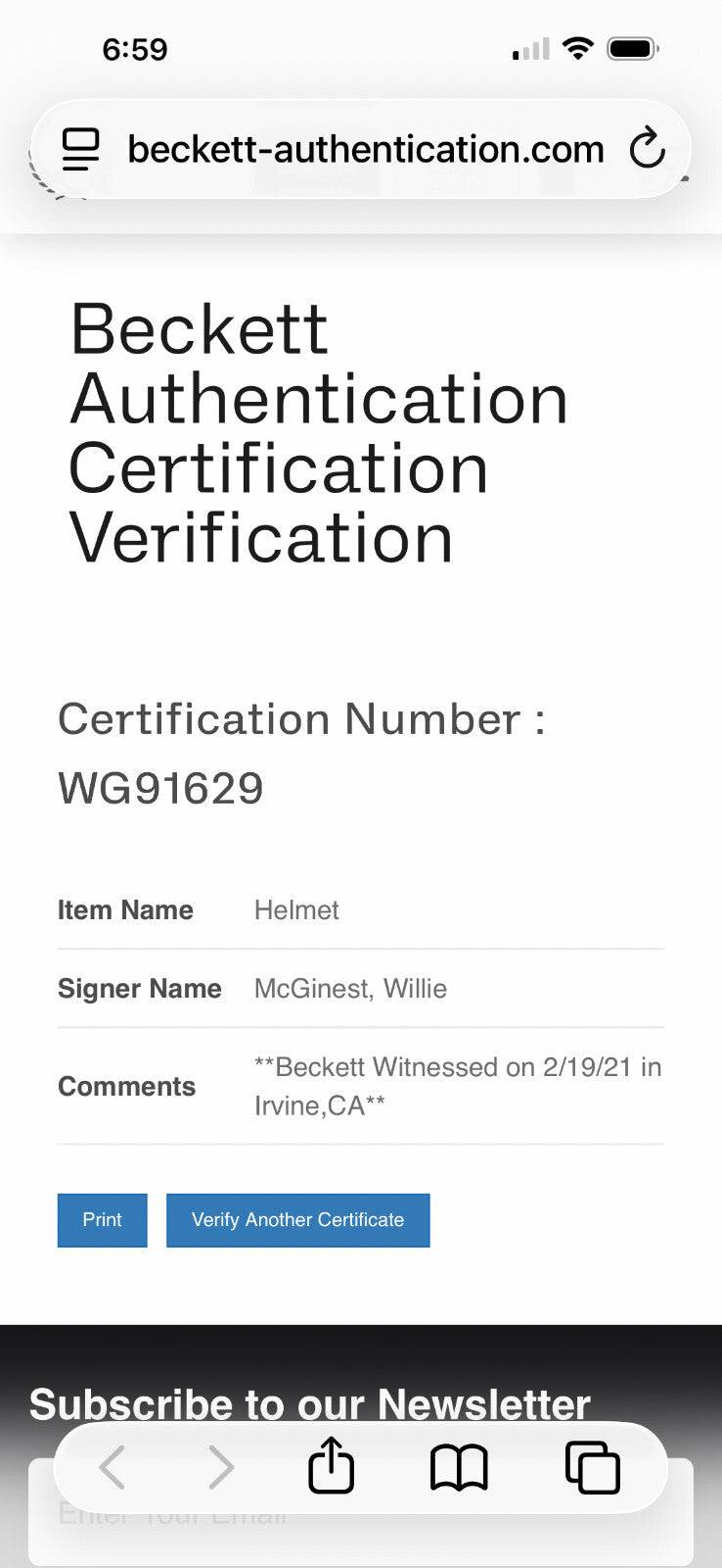 Willie McGinest Signed Patriots Eclipse Full-Size Helmet – Beckett Witnessed