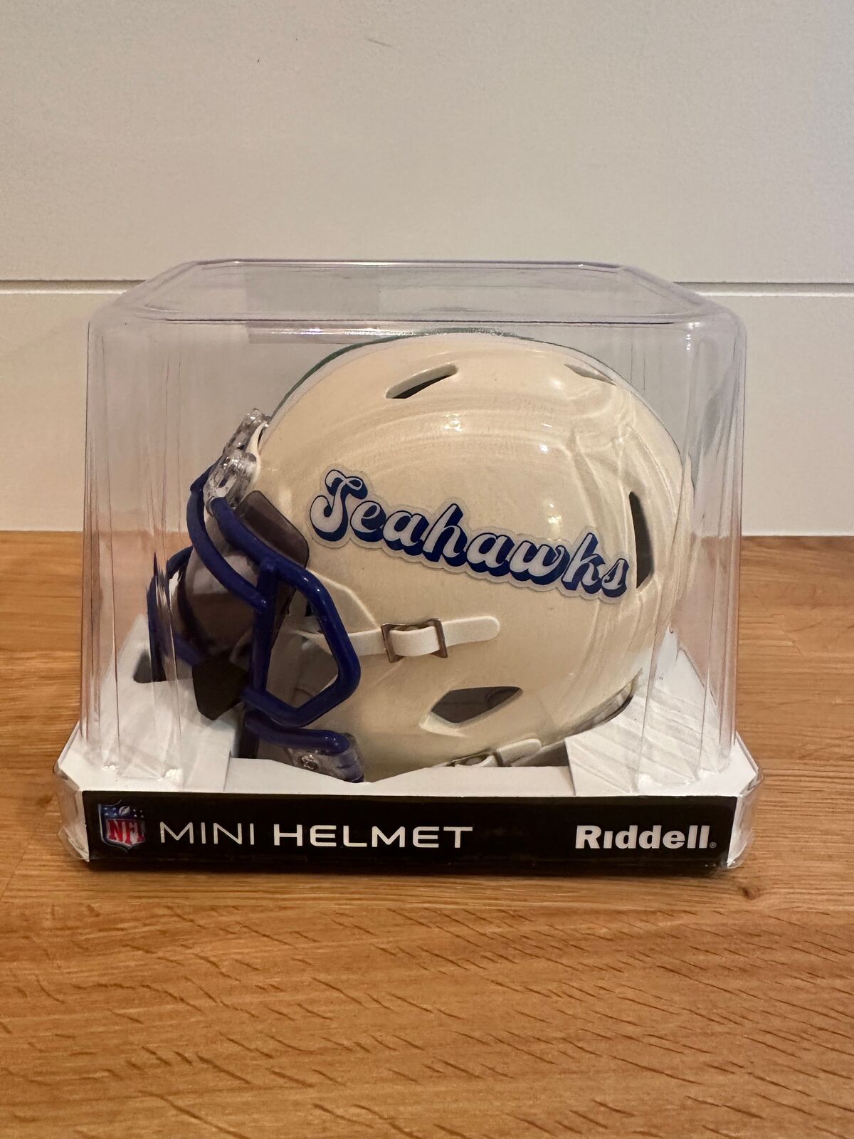 Elijah Arroyo Signed Seattle Seahawks Retro Riddell Mini Helmet with JSA Auth
