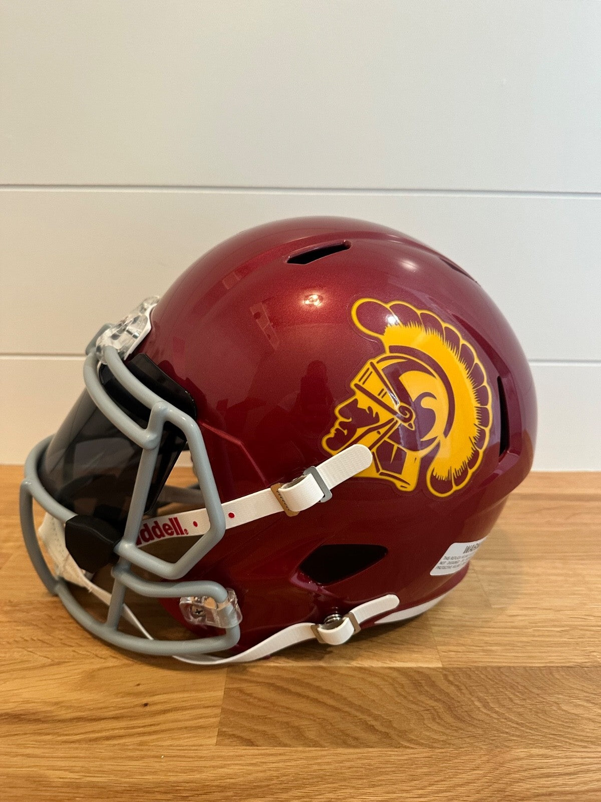 Chris Steele Signed USC Trojans Full Size Speed Helmet – JSA Certified