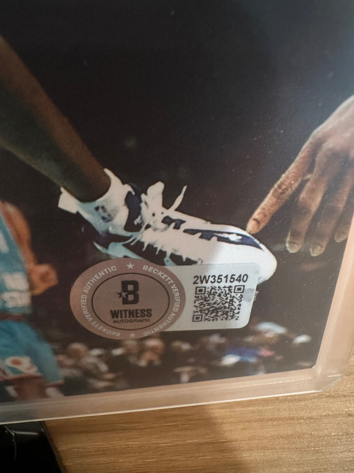 Shawn Kemp 8x10 Signed 1996 NBA All-Star Dunk Photo – Beckett Witnessed