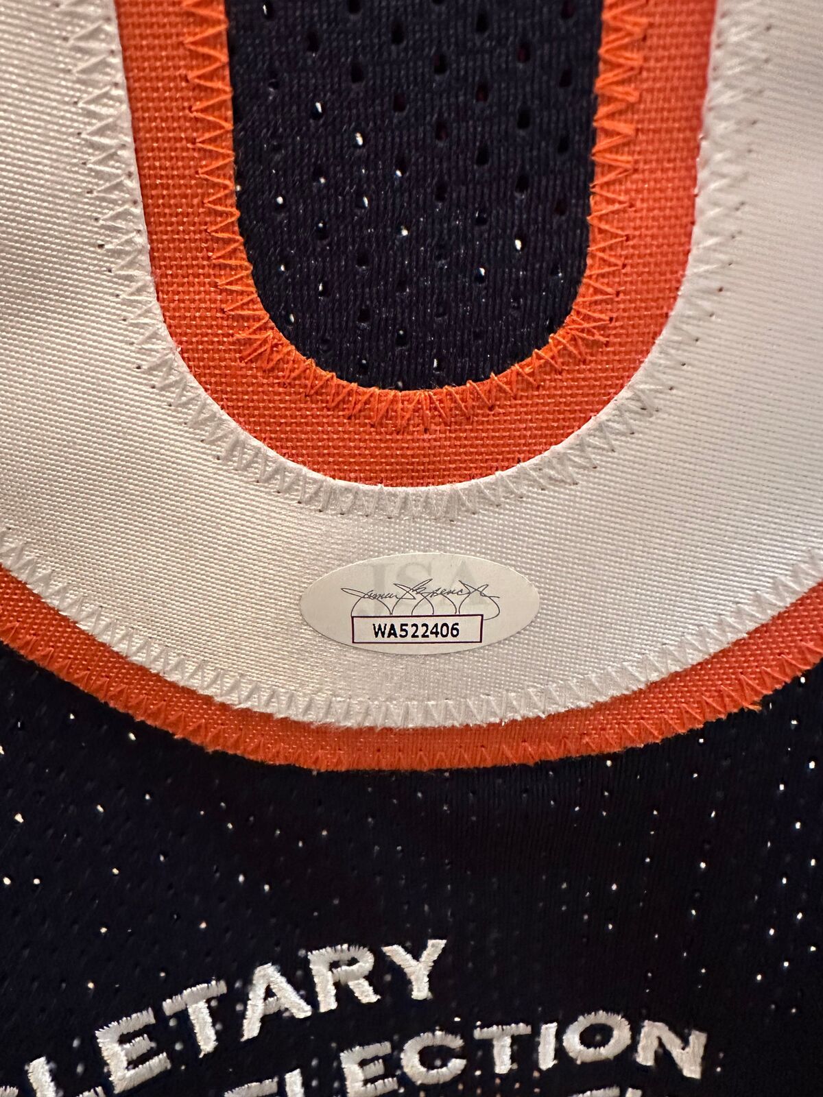 Mike Singletary Autographed Chicago Bears #50 Stat Jersey – JSA Authenticated