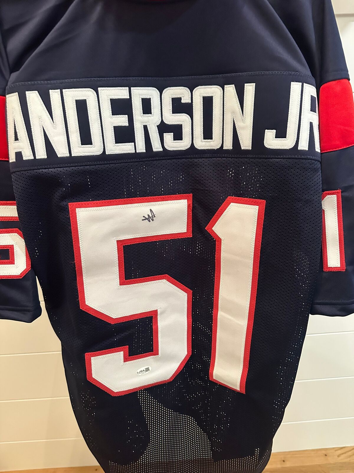 Will Anderson Jr. Signed Houston Texans #51 Jersey – JSA Authenticated