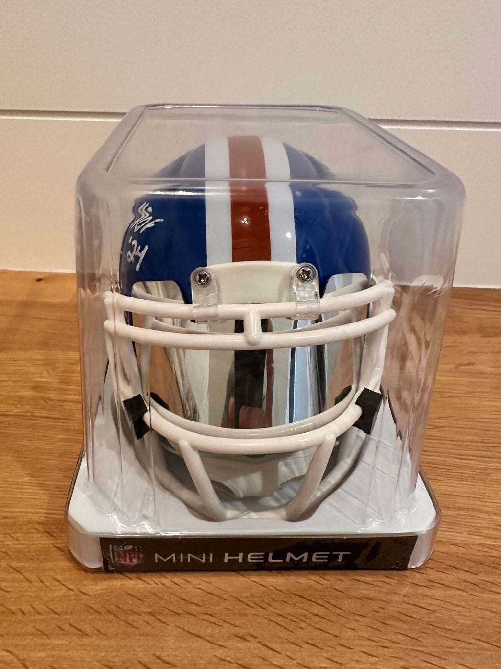 Randy Gradishar Signed Denver Broncos Riddell Mini Helmet – Beckett HOF 24