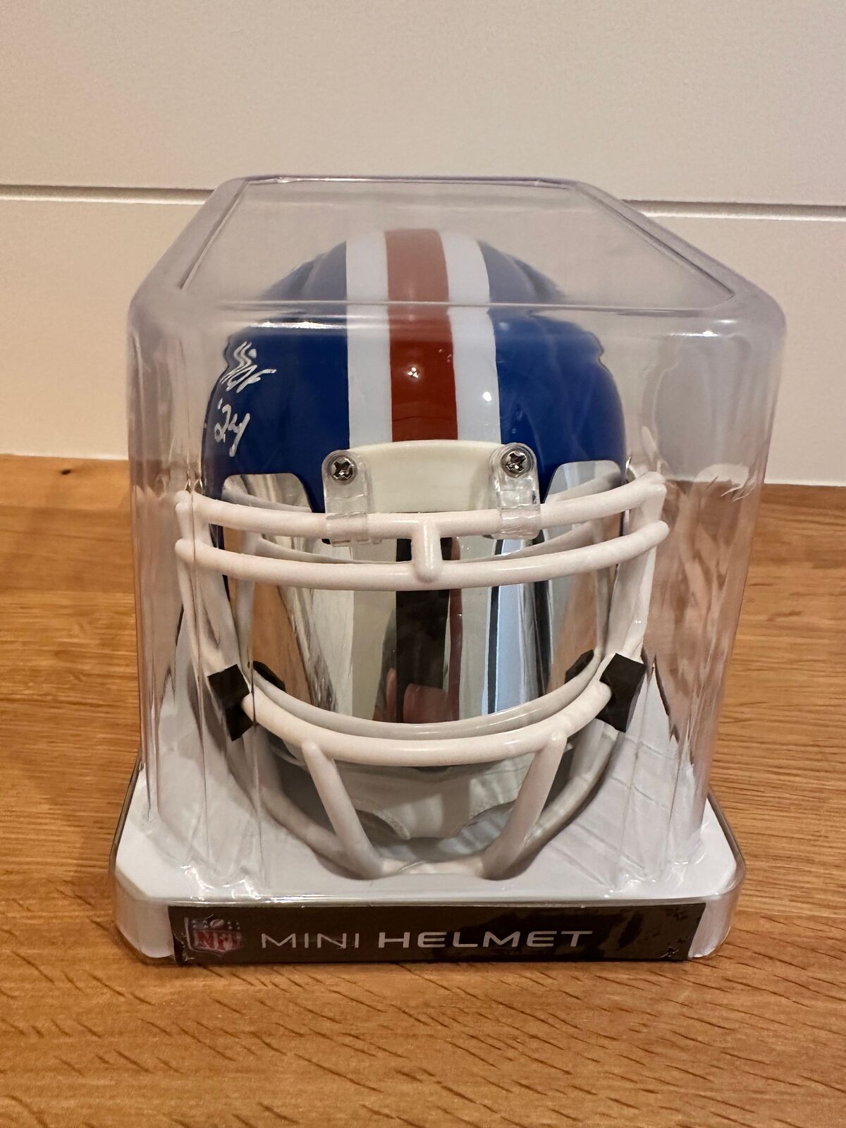 Randy Gradishar Signed Denver Broncos Riddell Mini Helmet – Beckett HOF 24