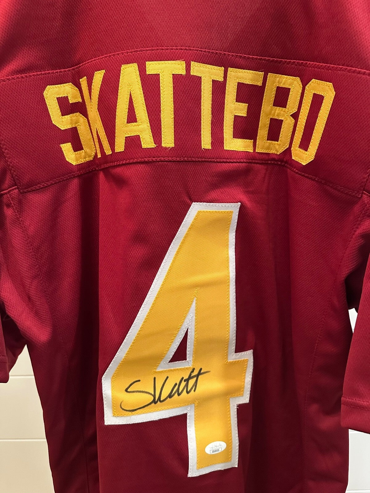 Cam Skattebo Signed Arizona State Sun Devils Jersey — JSA Certified