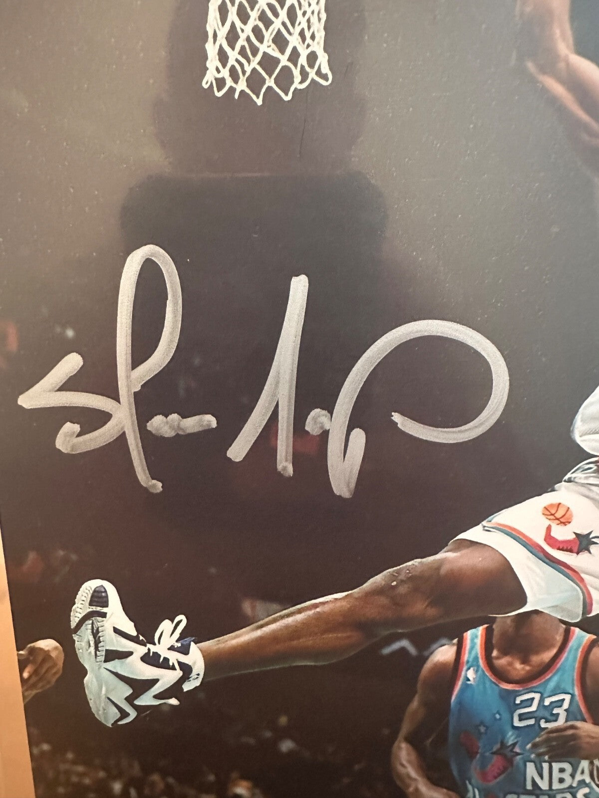 Shawn Kemp 8x10 Signed 1996 NBA All-Star Dunk Photo – Beckett Witnessed