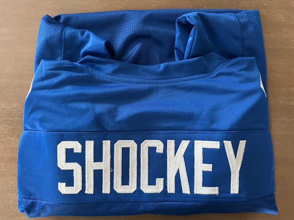 Jeremy Shockey Signed New York Giants Jersey – Leaf Witnessed COA