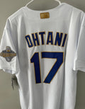 Shohei Ohtani Dodgers 2025 World Series Champions Gold Jersey – Nike Size Large
