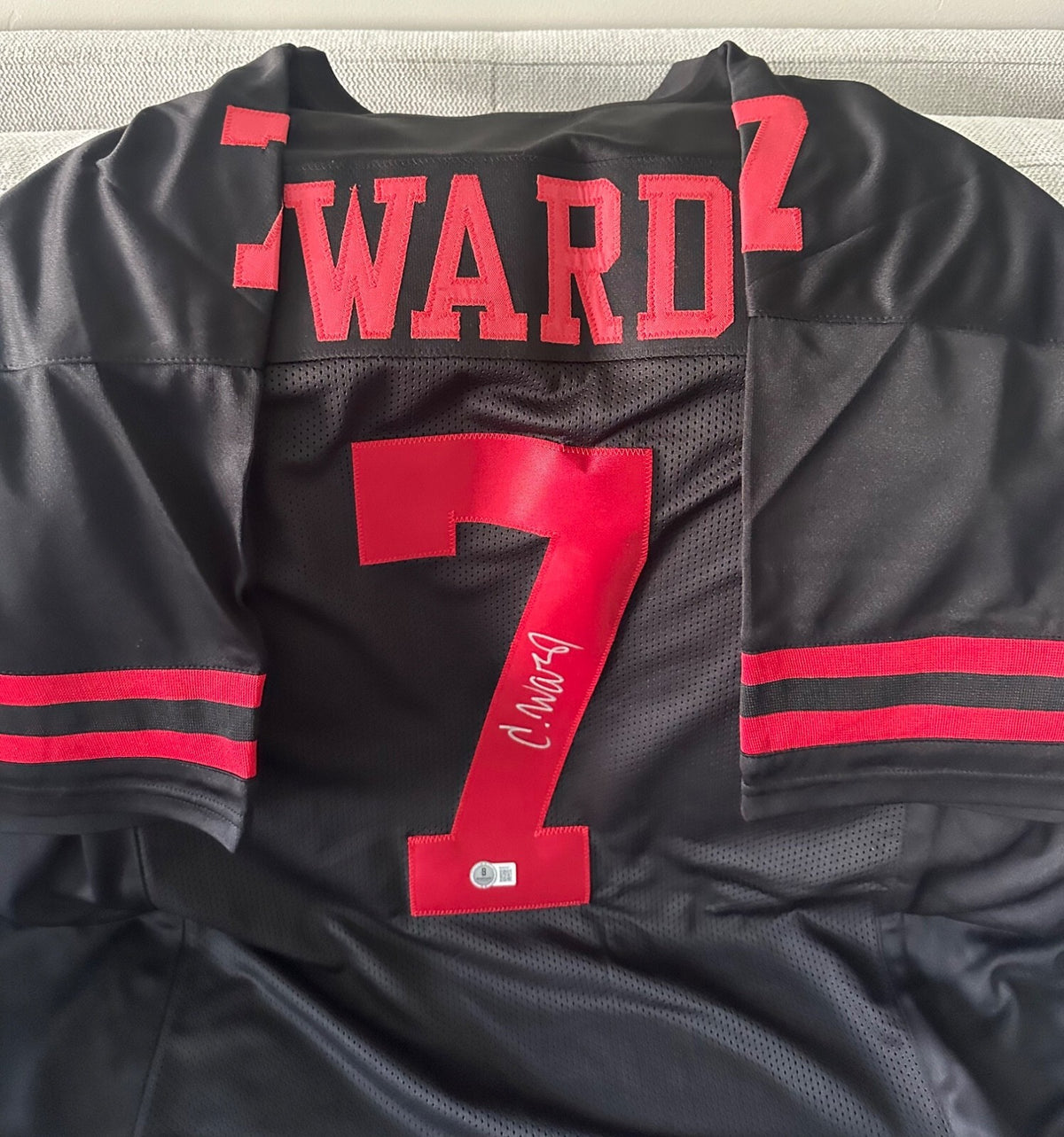 Charvarius Ward Signed San Francisco 49ers #7 Jersey – Beckett Authenticated