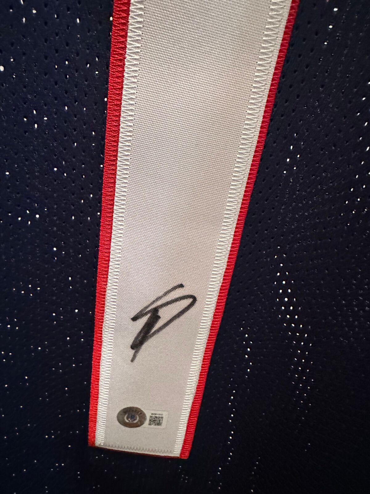 Stefon Diggs Signed New England Patriots #1 Jersey – Beckett Witnessed