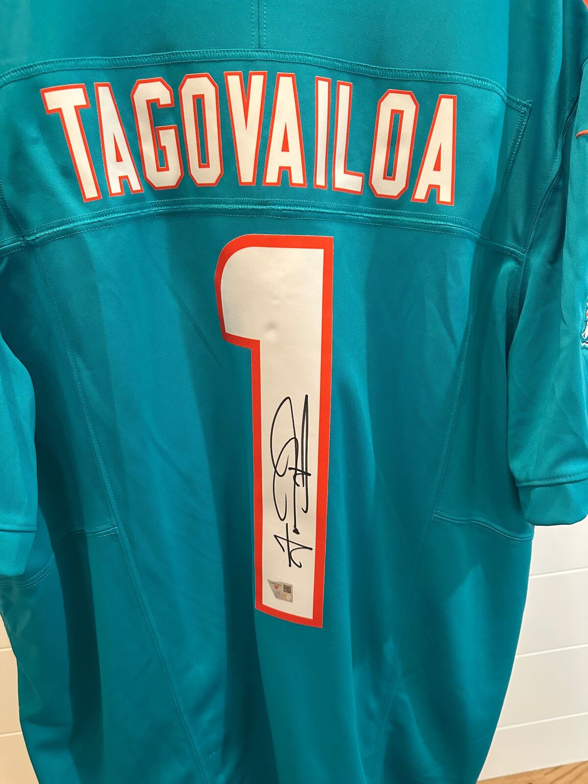Tua Tagovailoa Signed Miami Dolphins Nike Limited Jersey XL – Fanatics