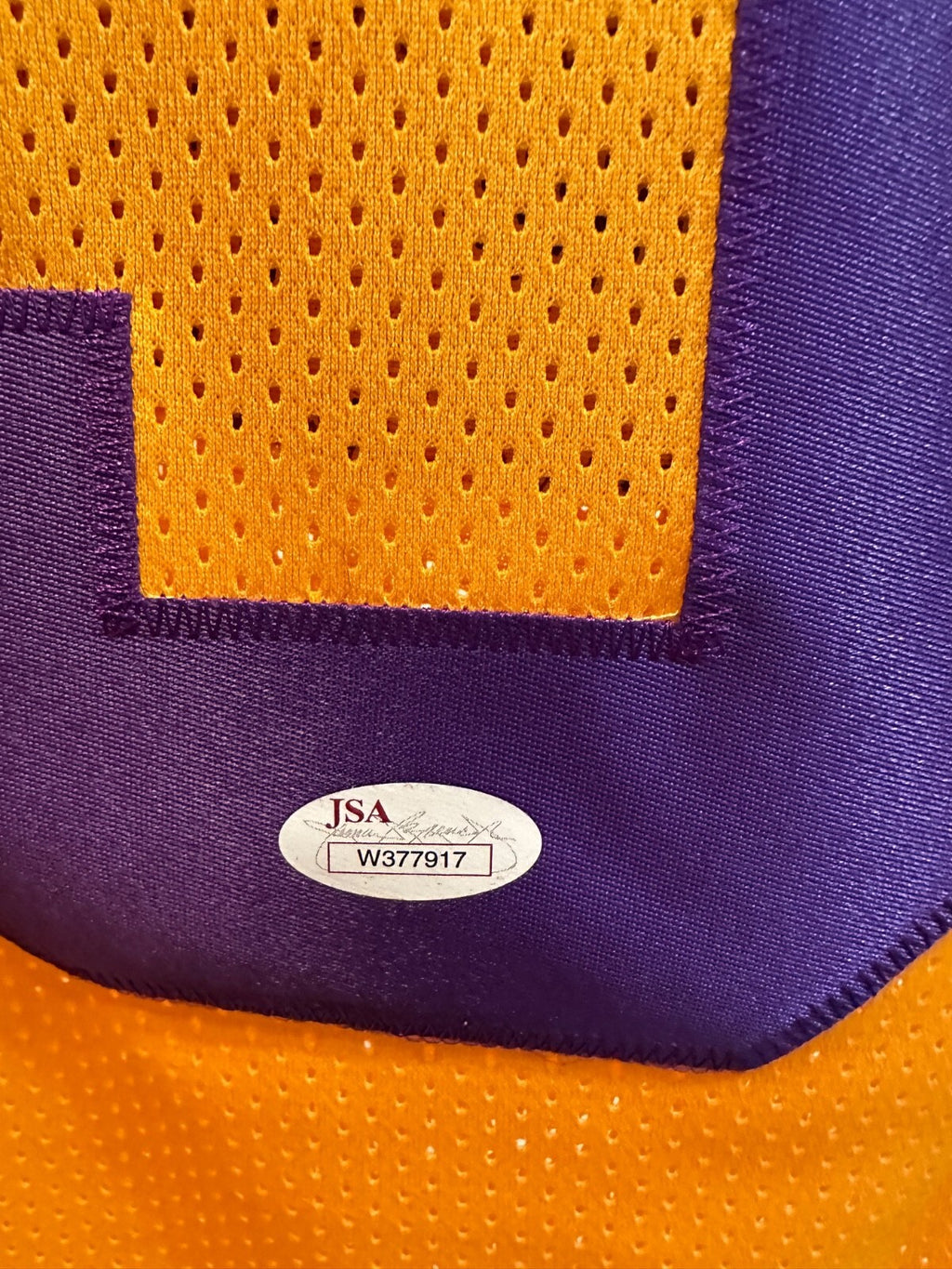 Kwon Alexander Signed LSU Tigers #25 Jersey – JSA Witnessed COA
