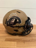 Davante Adams Signed LA Rams Salute to Service Full-Size Authentic Helmet –