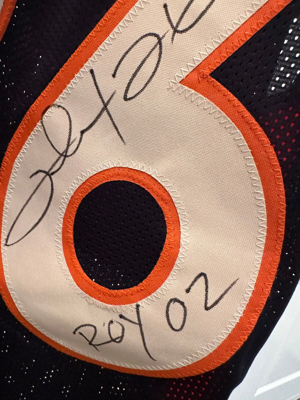 Clinton Portis Signed Denver Broncos #26 Jersey – “FTA Go Marines” & “ROY 02” –