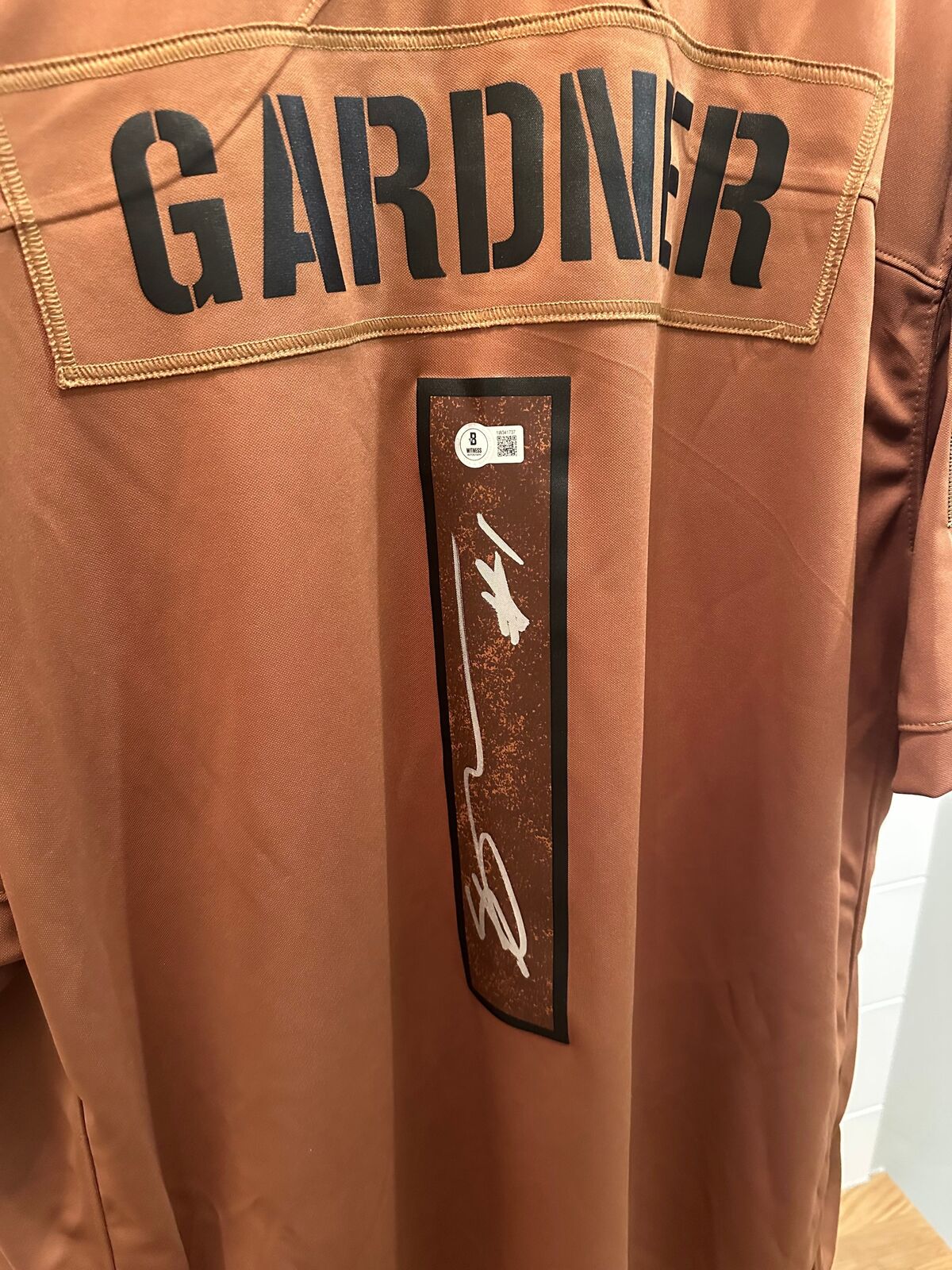 Sauce Gardner Signed NY Jets 2023 Salute to Service Nike Limited Jersey XXL