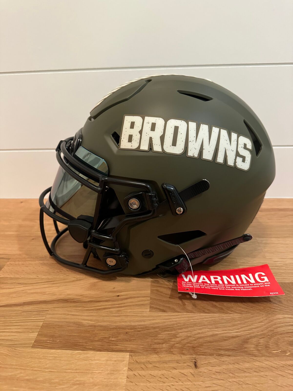 Jerry Jeudy Signed Cleveland Browns STS Riddell SpeedFlex Authentic Helmet