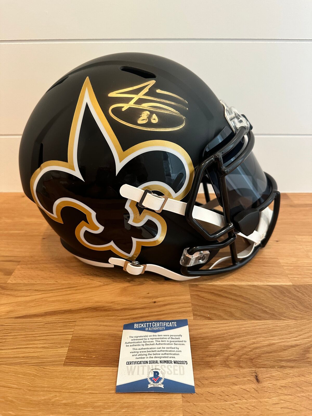 Jarvis Landry Signed New Orleans Saints Eclipse Full Size Helmet – Beckett