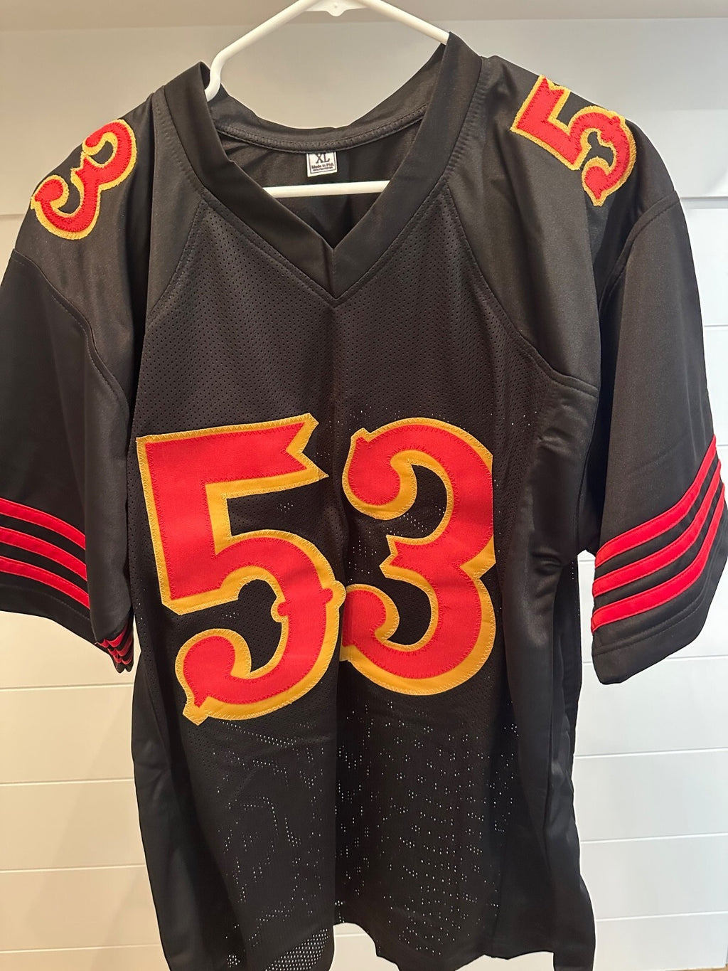 Dee Winters Signed 49ers #53 Black Jersey – Beckett Authenticated