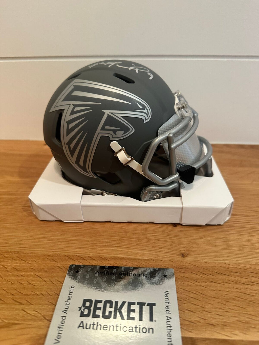 Michael Penix Jr. Signed Atlanta Falcons Mini Helmet – Beckett Authenticated
