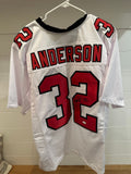 Jamal Anderson Signed Atlanta Falcons #32 Custom Jersey – JSA