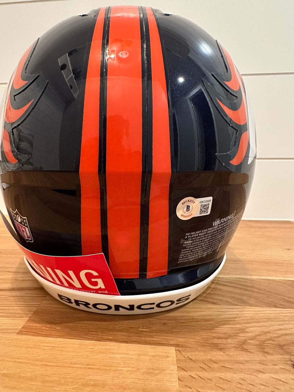 Champ Bailey Signed Denver Broncos Authentic SpeedFlex Helmet – Beckett