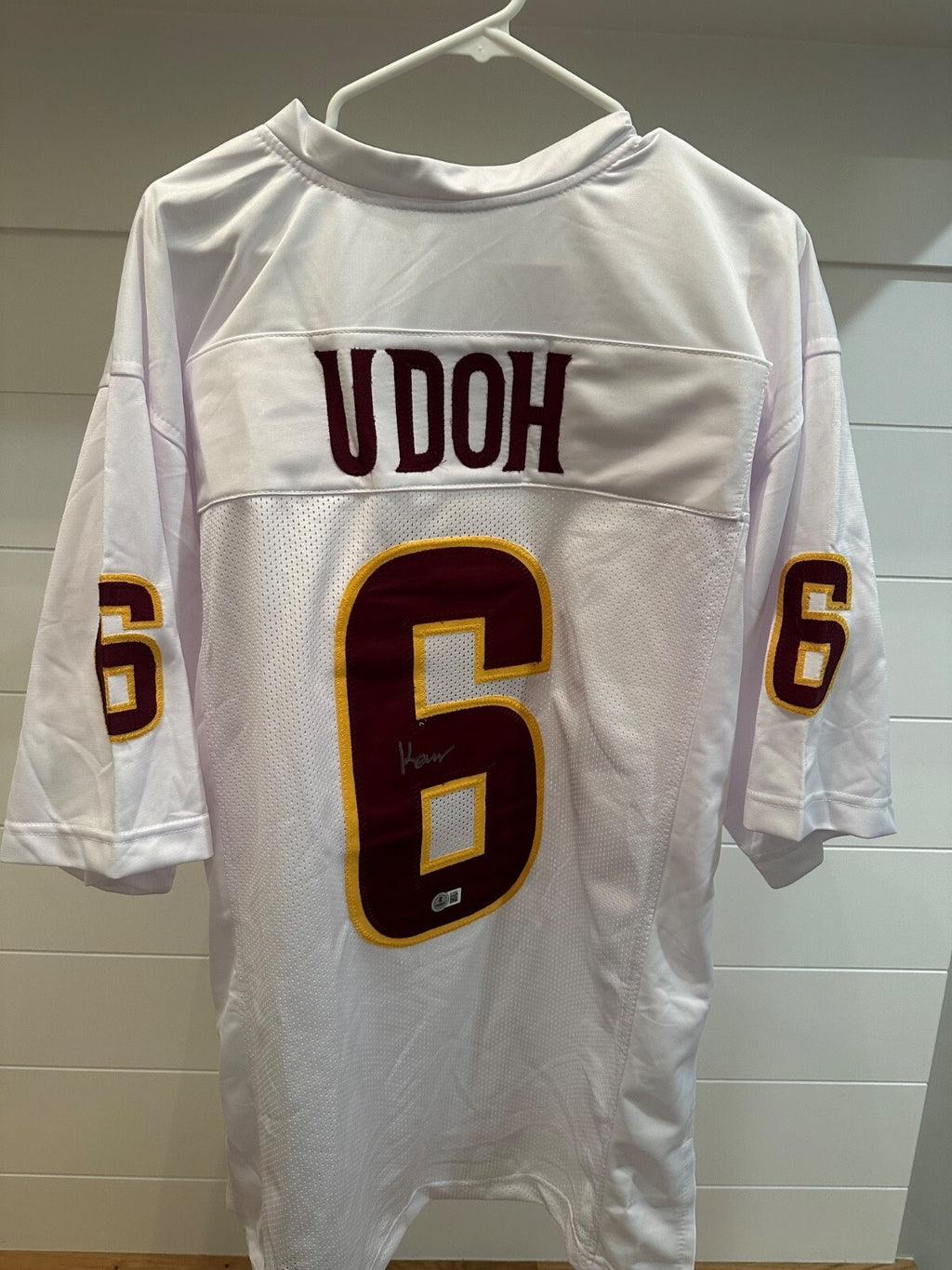 Kanye Udoh Signed Arizona State #6 Jersey – Beckett Authenticated