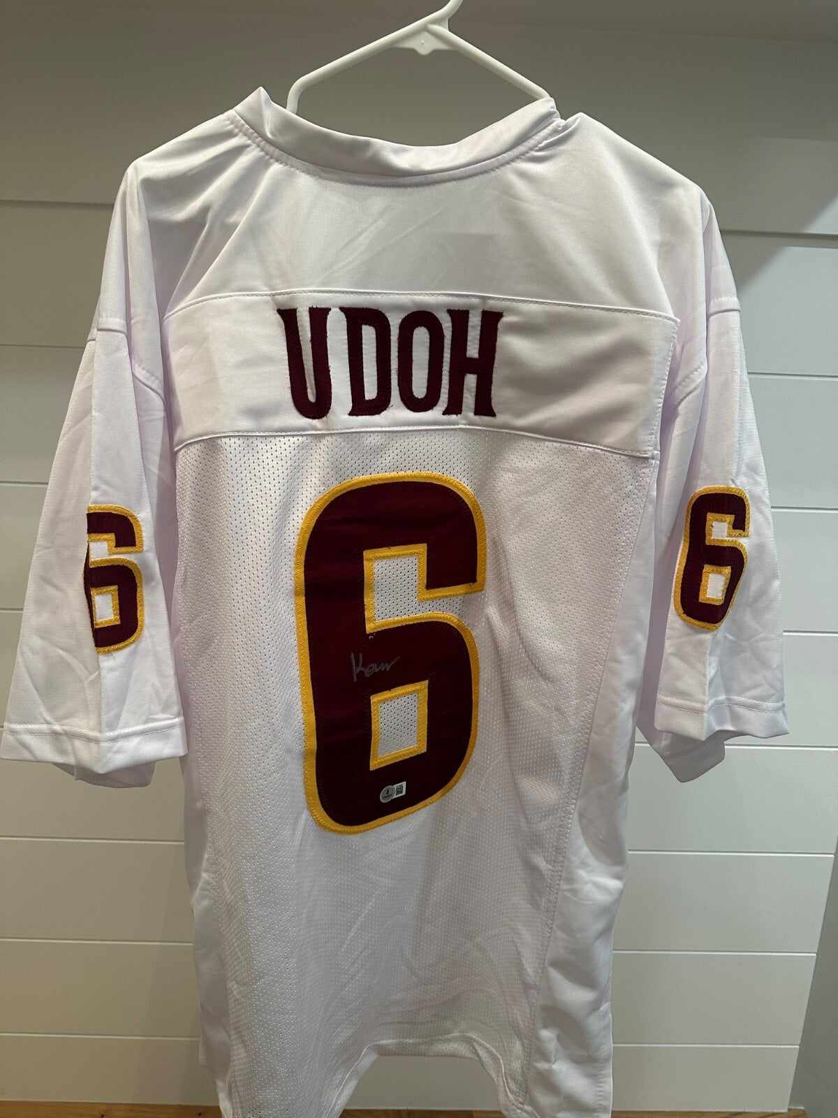 Kanye Udoh Signed Arizona State #6 Jersey – Beckett Authenticated