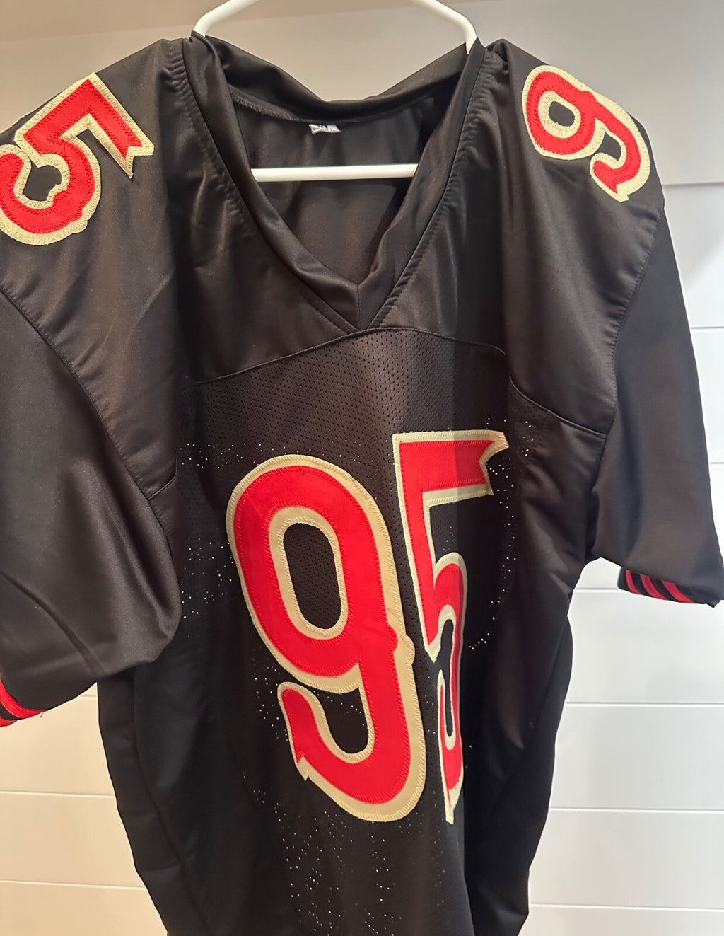 Alfred Collins Signed 49ers #95 Black Jersey – Beckett Witnessed