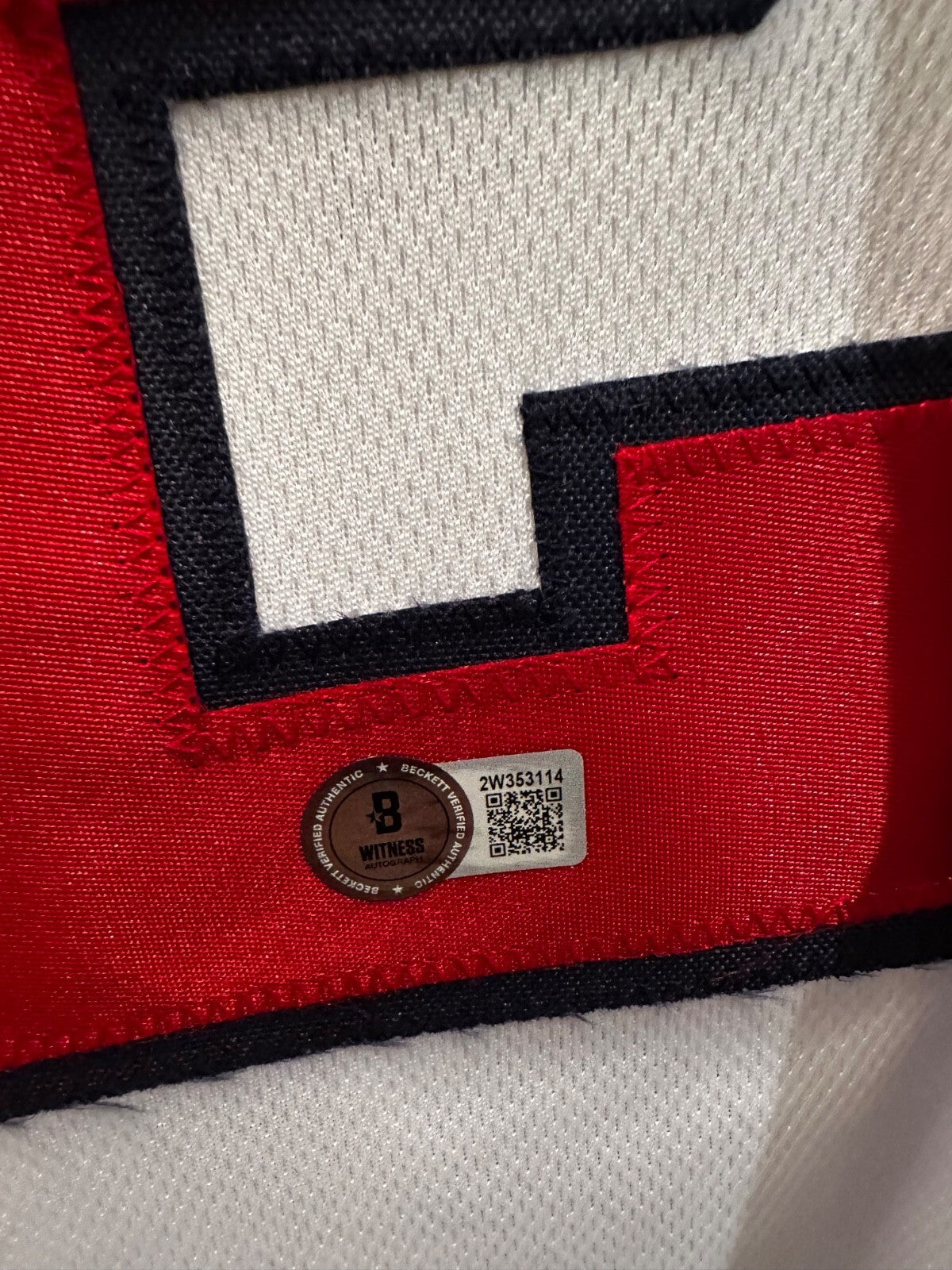 Andruw Jones Signed Atlanta Braves Jersey — Beckett Witness Certified