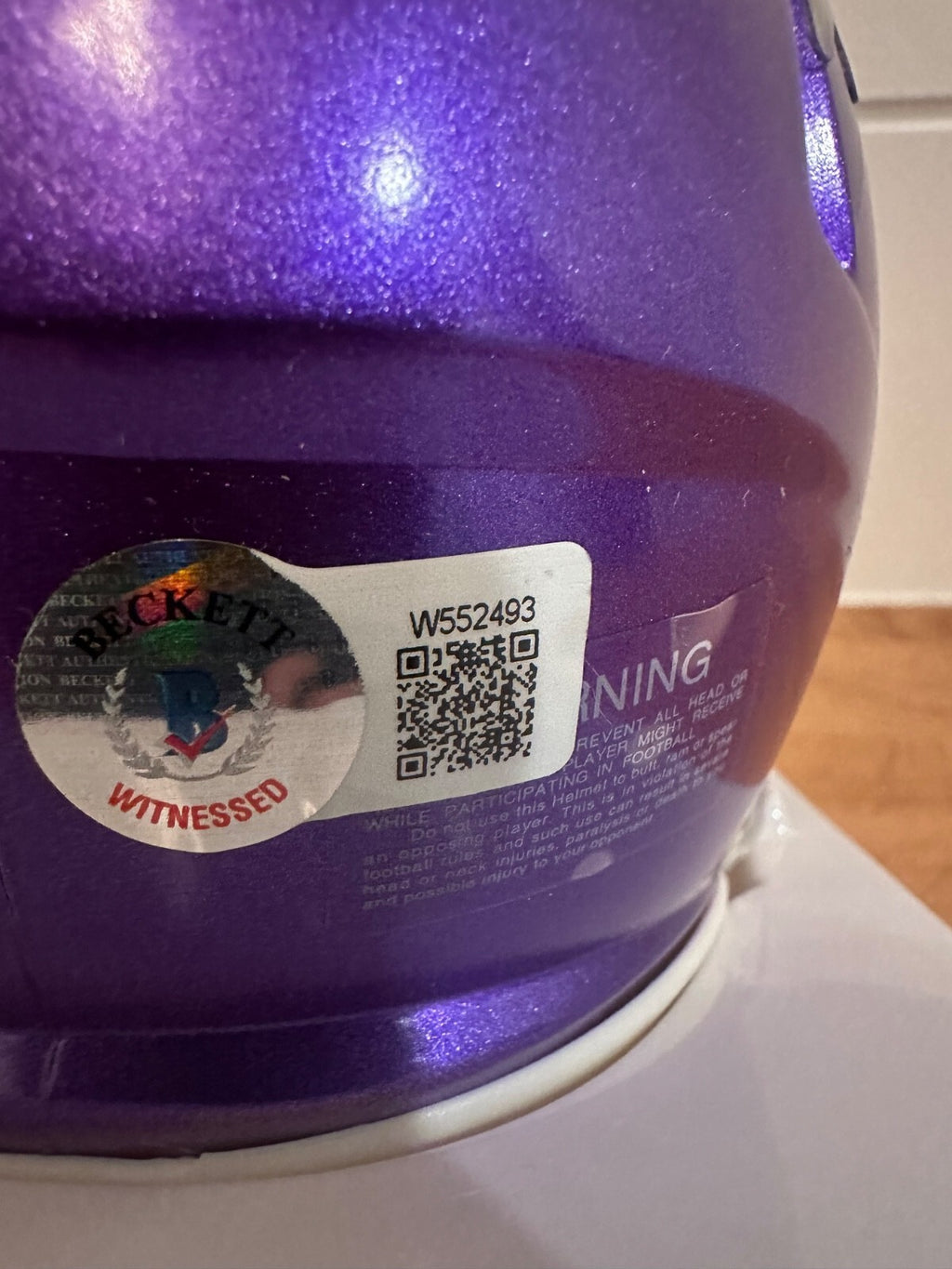 Odell Beckham Jr. Signed Baltimore Ravens Mini Helmet – Beckett Witnessed