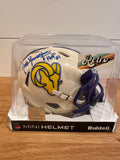 Jack Youngblood Signed Los Angeles Rams Retro Mini Helmet JSA COA HOF 01