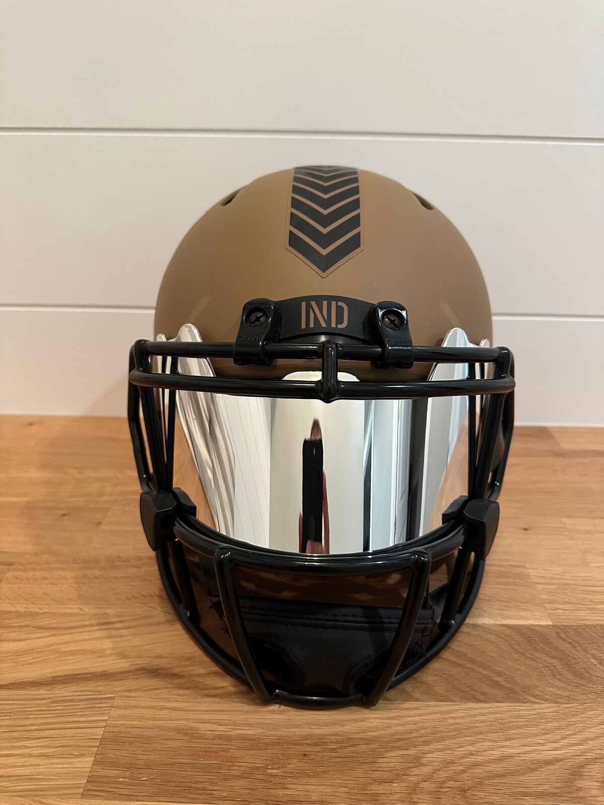 Frank Gore Signed Indianapolis Colts Salute to Service Full-Size Replica Helmet