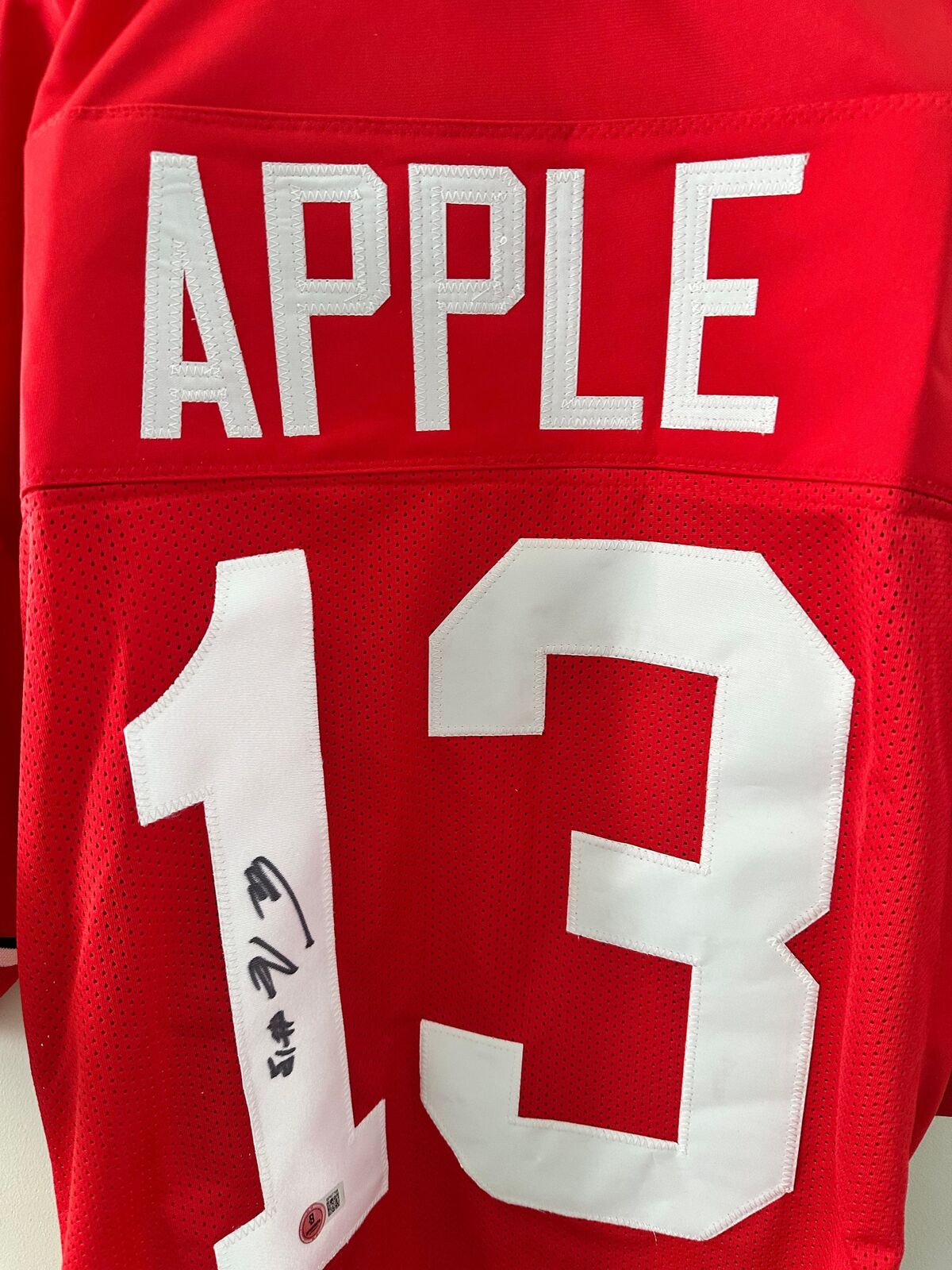 Eli Apple Signed Ohio State Jersey #13 – Beckett Authenticated