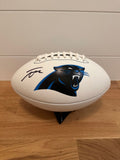 Tetairoa McMillan Signed Carolina Panthers White Panel Football – Fanatics