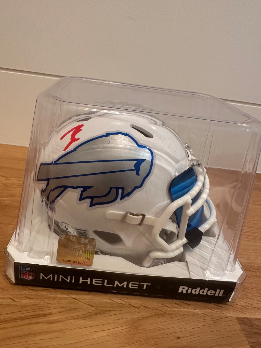 James Cook Signed Buffalo Bills Lunar Eclipse Mini Helmet – Beckett Witnessed