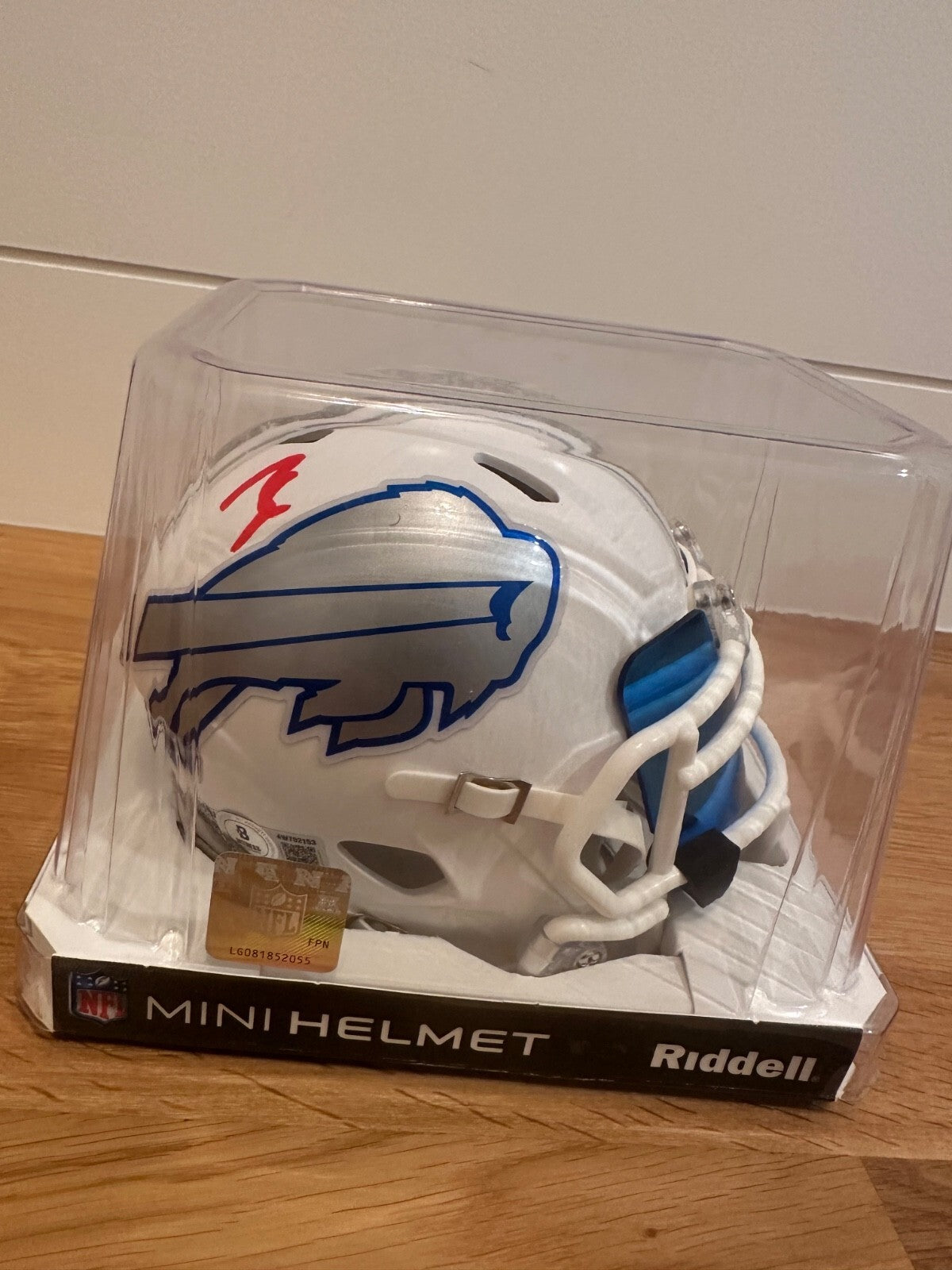 James Cook Signed Buffalo Bills Lunar Eclipse Mini Helmet – Beckett Witnessed