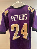 Marcus Peters Signed Baltimore Purple #24 Jersey – JSA Authenticated