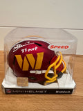 Joe Theismann Signed Washington Commanders Speed Mini Helmet — “83 MVP” — Becket