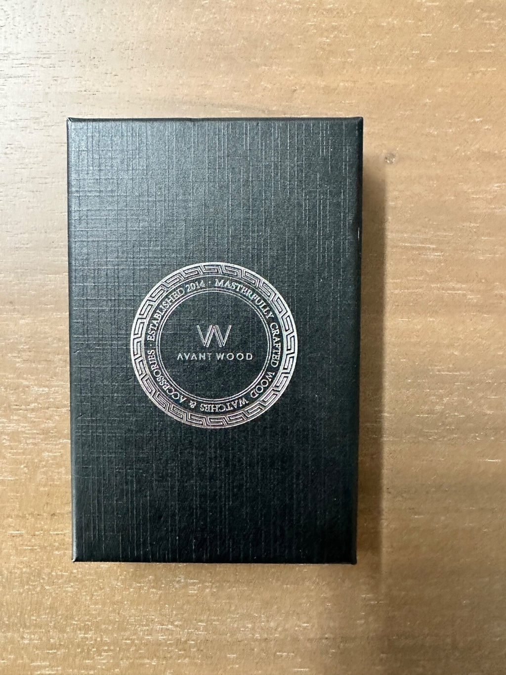 Avant Wood & Resin RFID Wallet – Navy Blue – Brand New