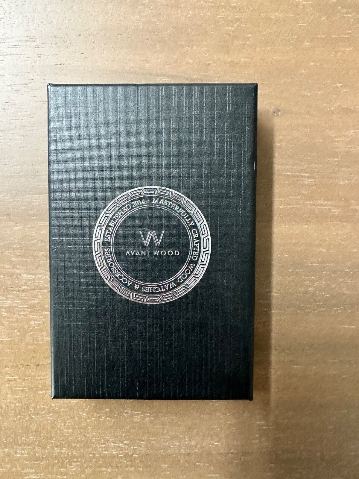 Avant Wood & Resin RFID Wallet – Navy Blue – Brand New