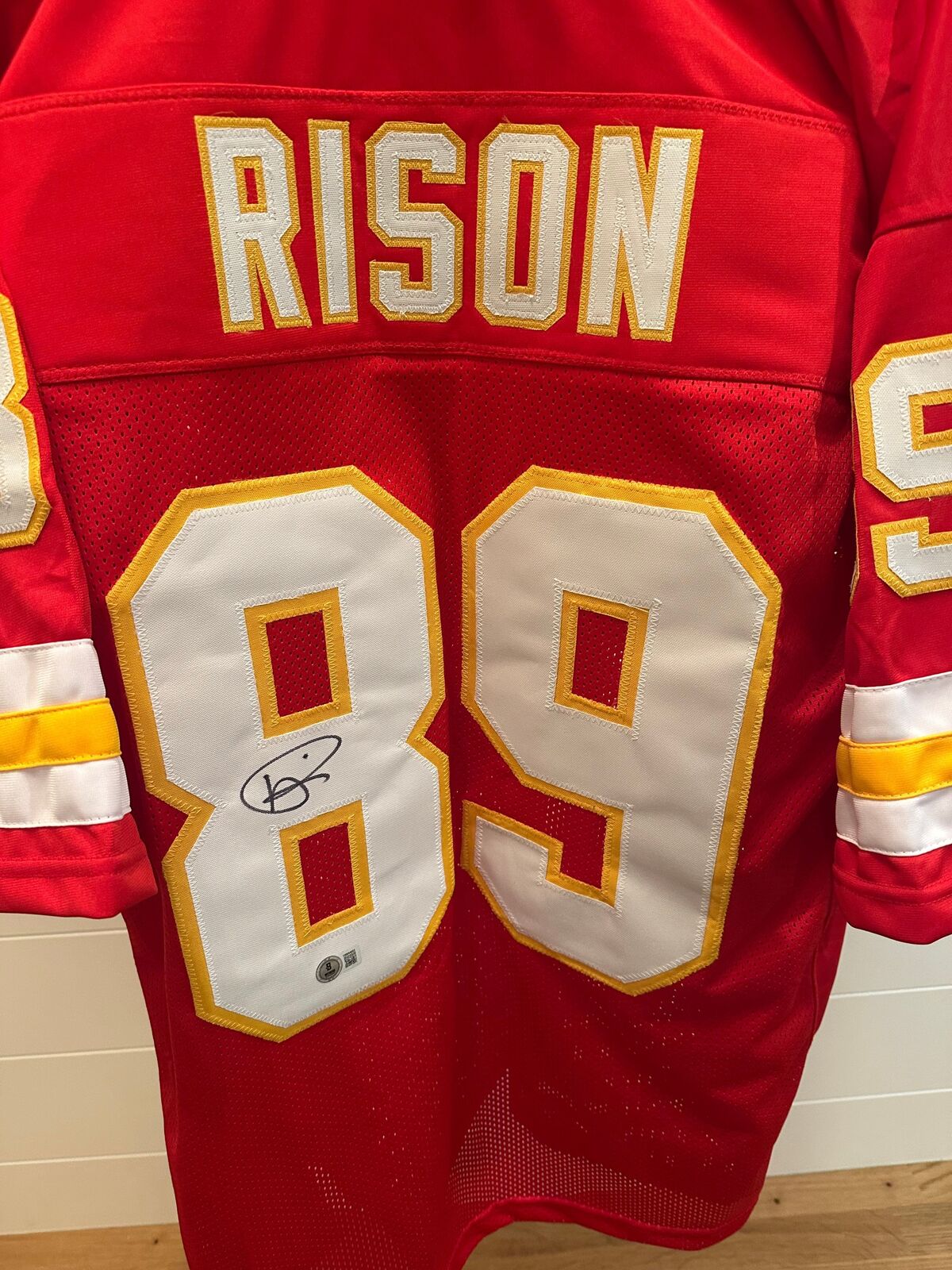 Andre Rison Signed Kansas City Chiefs #89 Jersey – Beckett Witnessed COA