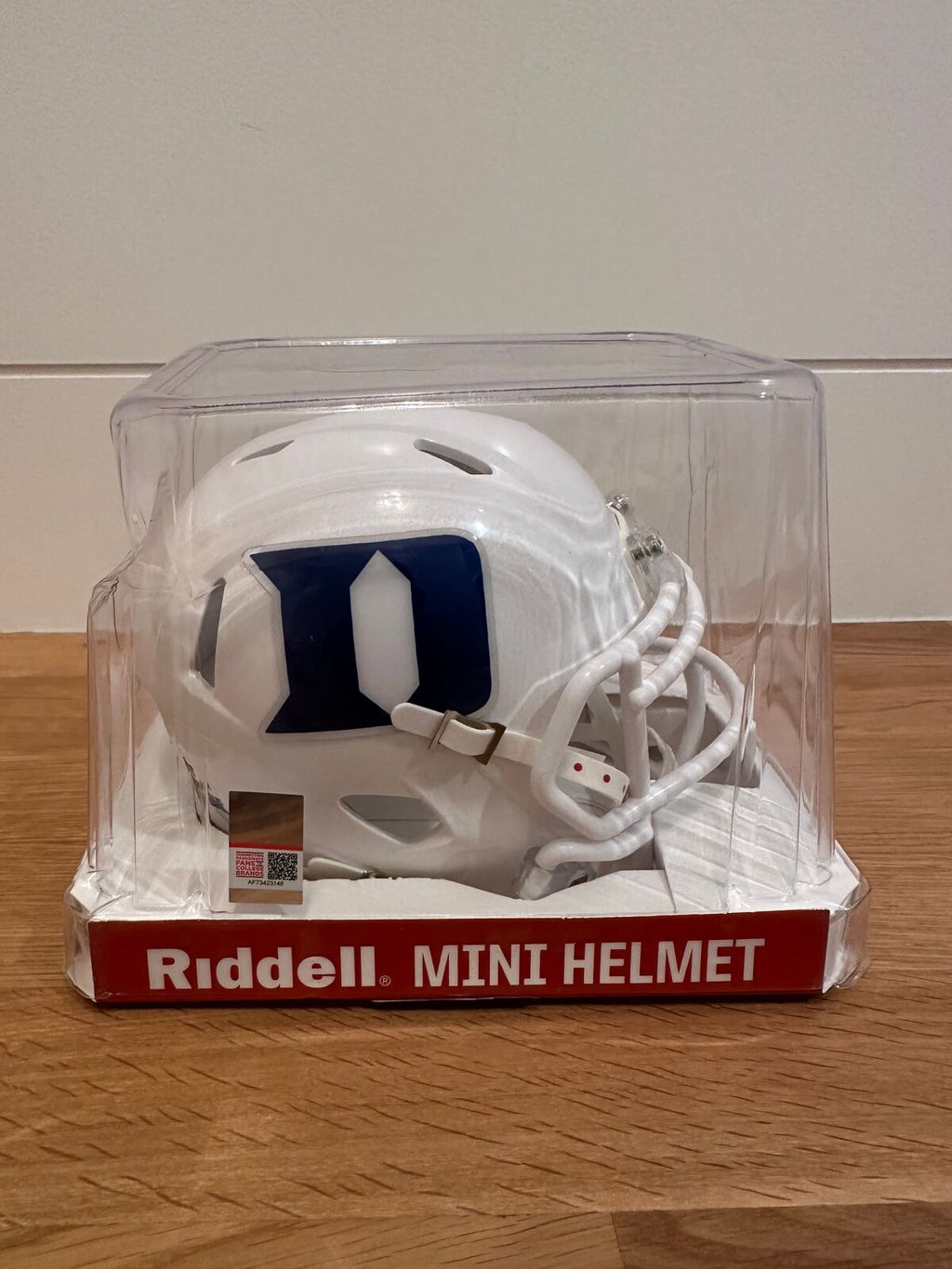 Duke Blue Devils Riddell White Speed Mini Football Helmet – NCAA Collectible