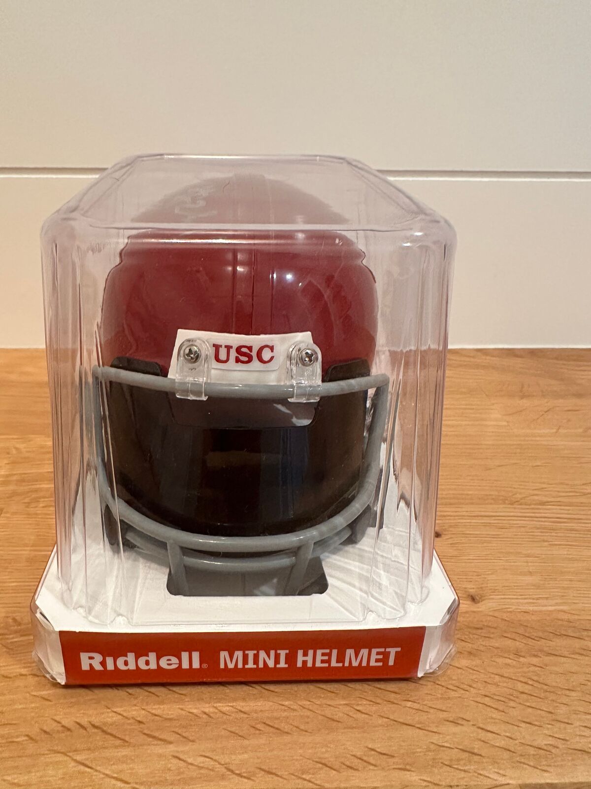 LenDale White signed USC Trojans Riddell mini helmet with JSA Witnessed
