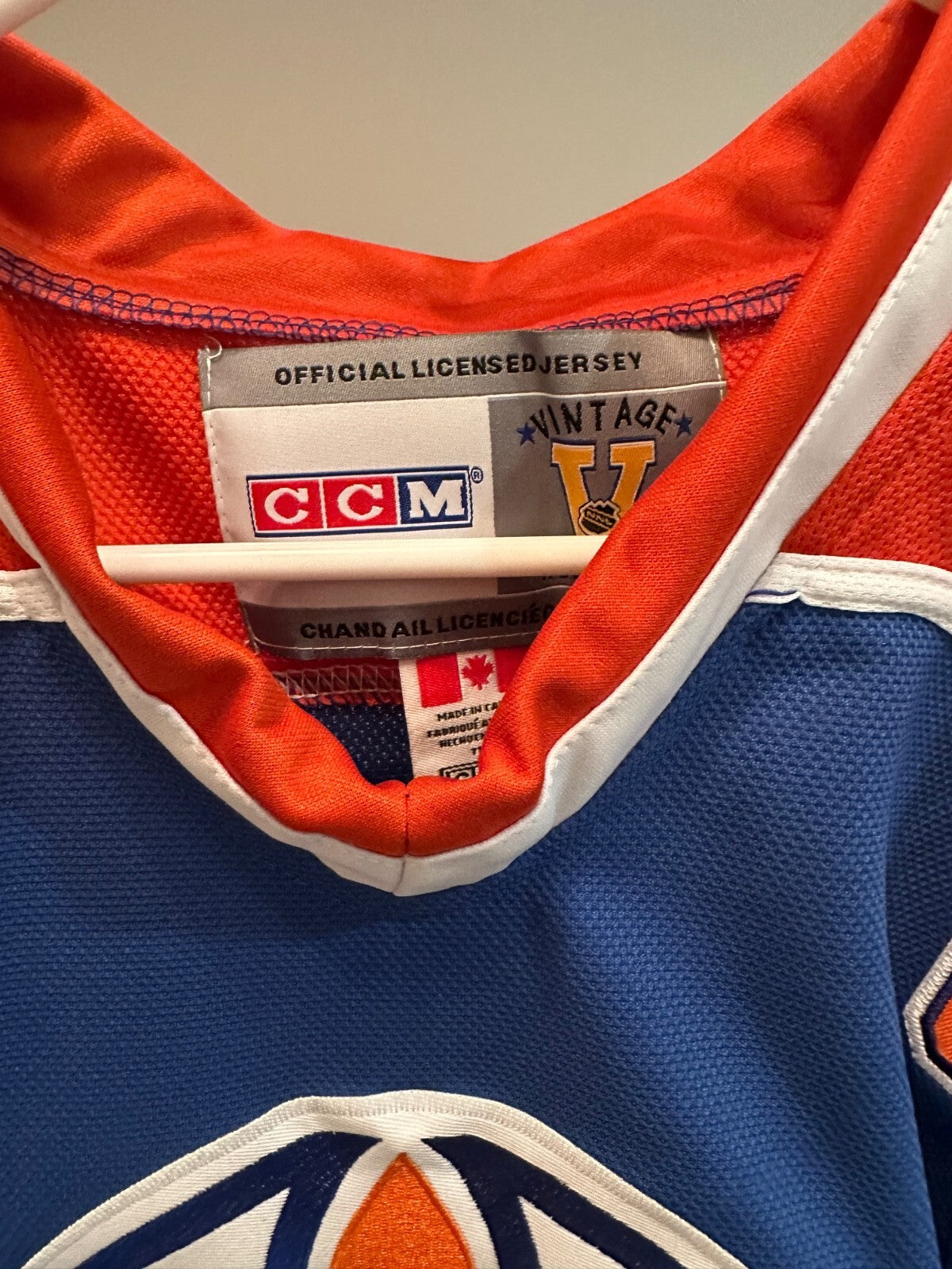 Wayne Gretzky Edmonton Oilers CCM Vintage Hockey Jersey – Size 52 NWT