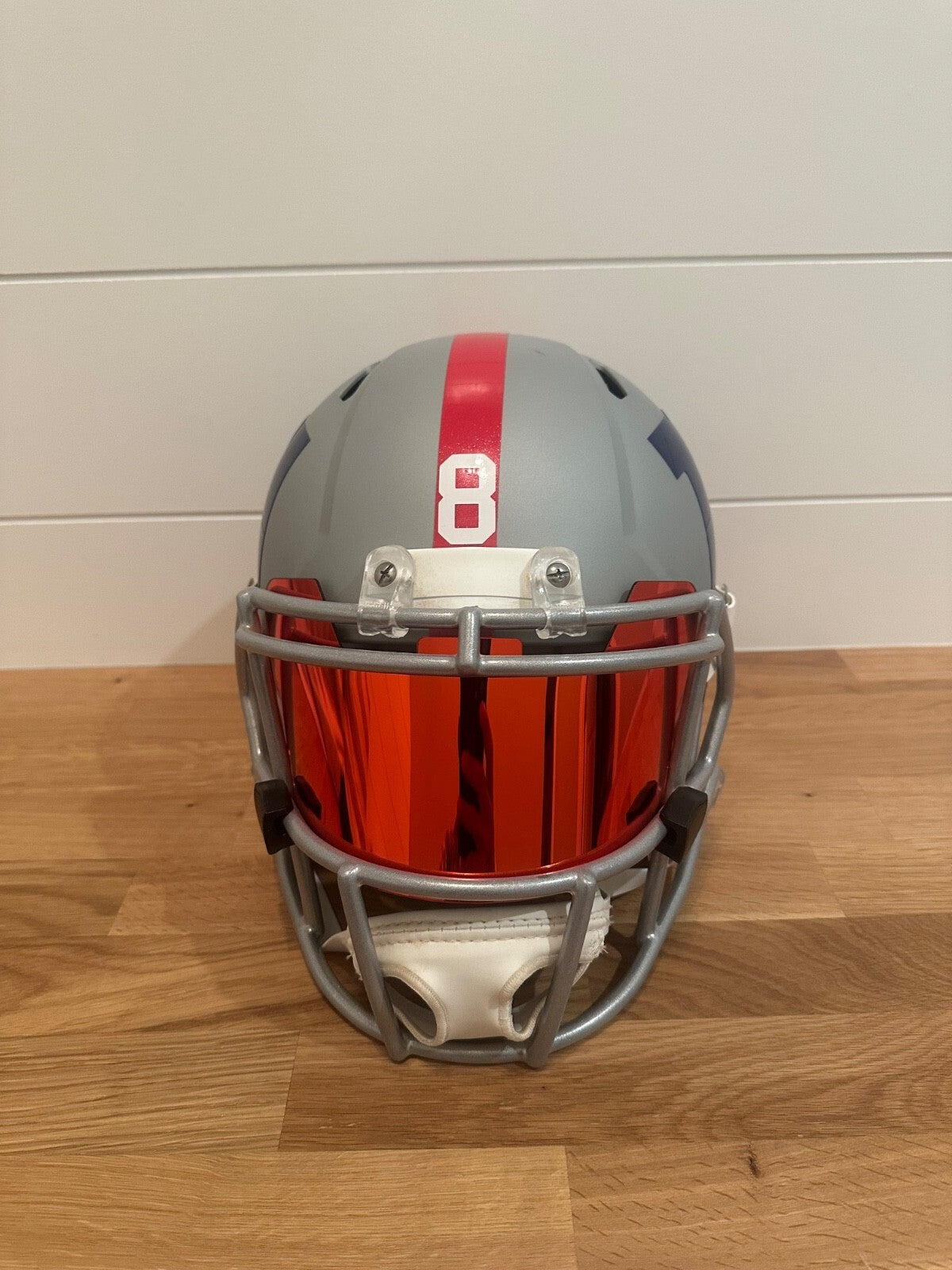 Daniel Jones Signed New York Giants Full-Size AMP Replica Helmet – JSA COA